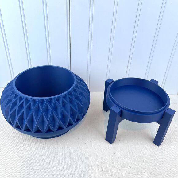 Geometric Indoor Planter Pot, Ersos Planter Pot, Drainage Tray and Stand - Picture 7 of 10